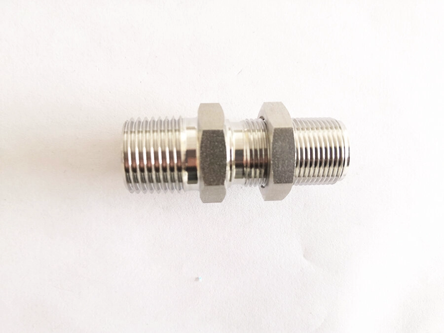 1 SS Double Ferrules Metric Tube Fittings Bulkhead Union 2mm to 38mm