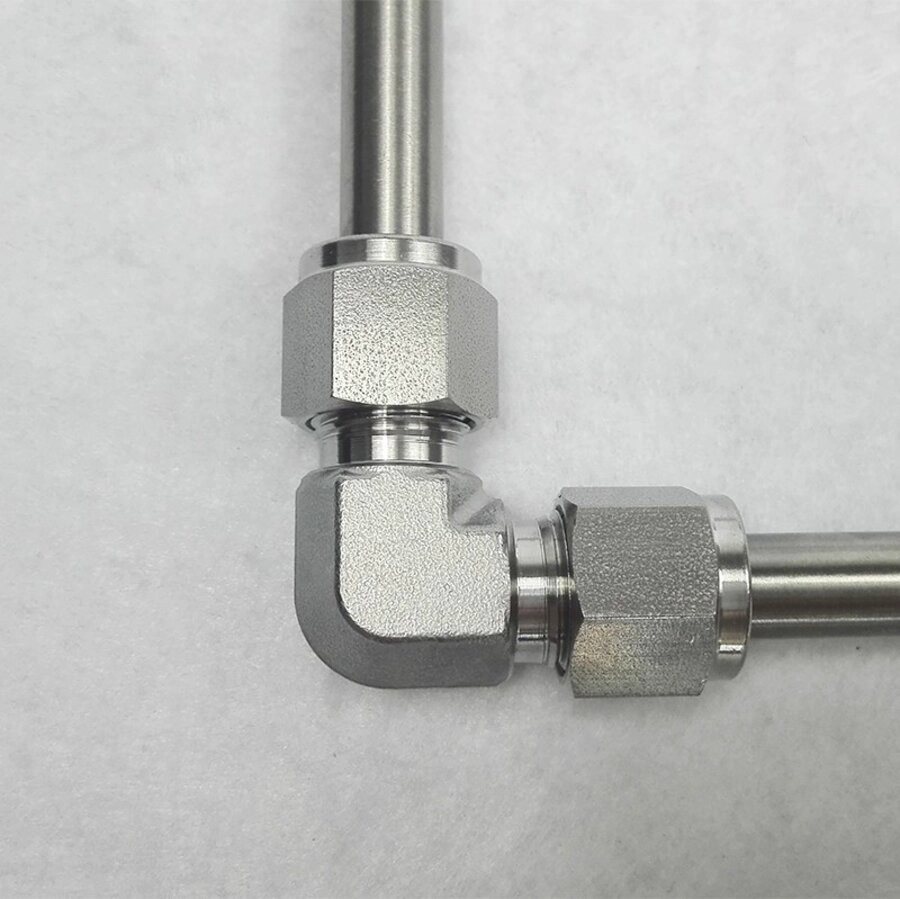10 Hot Sale 90 Degree Stainless Steel Tube Elbow Connector For Pipe Fttings