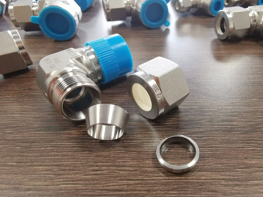18 Stainless Steel SS316 12 Inch Double Ferrules Front Ferrule and Rear Ferrule