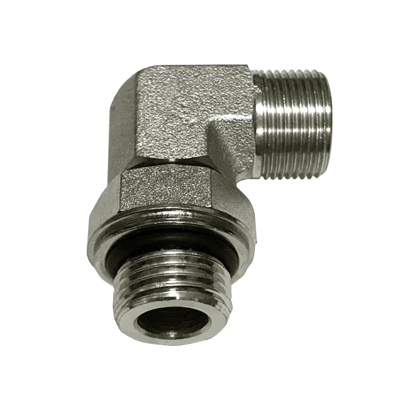 1CH9-OG 90 degree elbow metric thread adjustable stud ebds ISO 6149