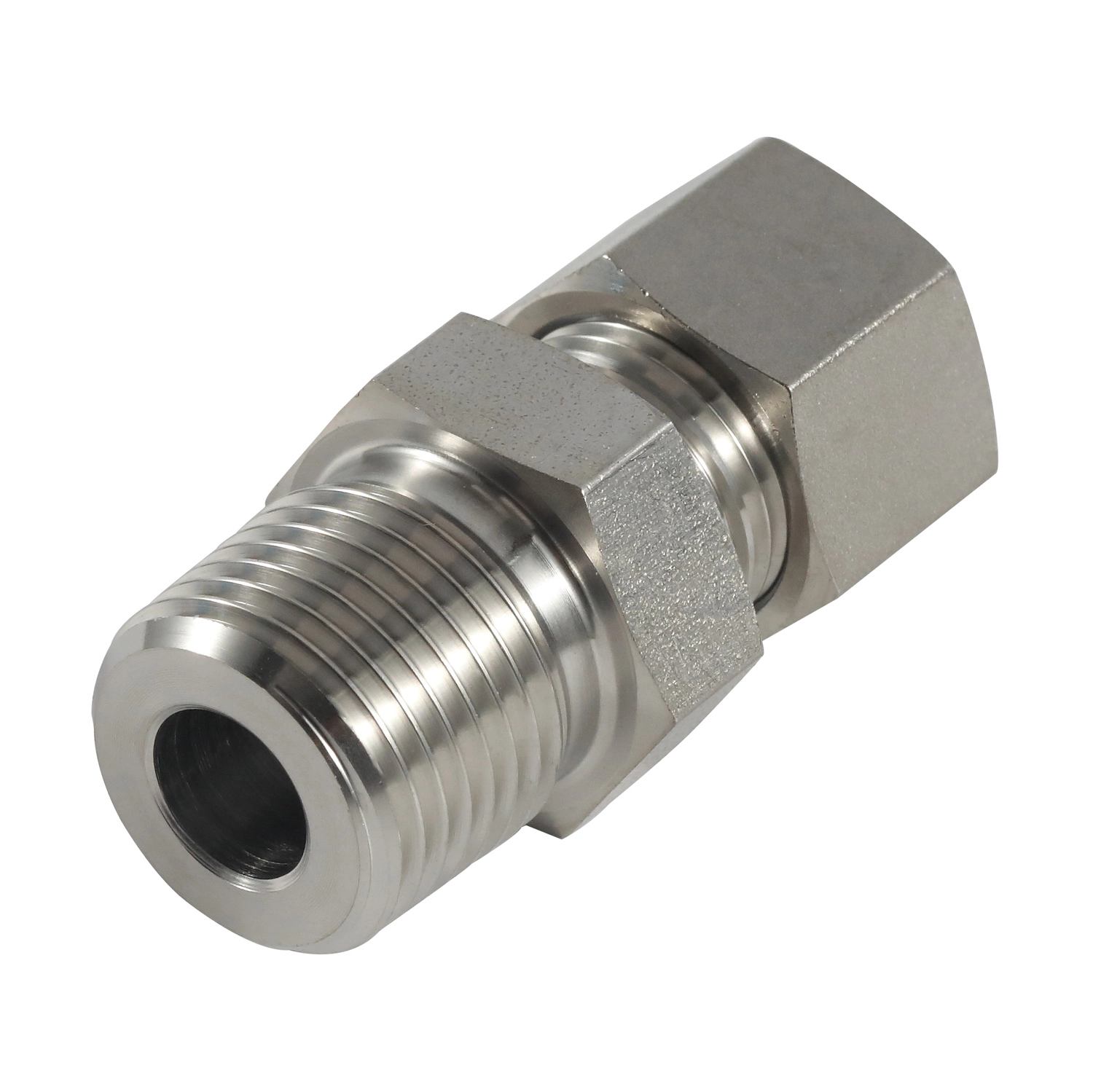 2C reducer tube adaptor with swivel nut