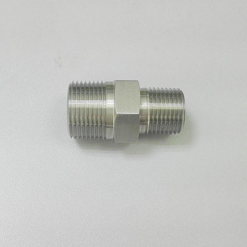 Çin 1N NPT Erkek düz nipel tüp adaptörü üretici firma