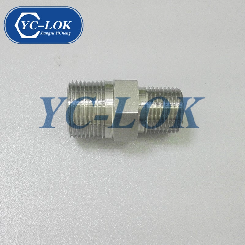 3/4 - 1/2 NPT stainless steel hex reducing adapter