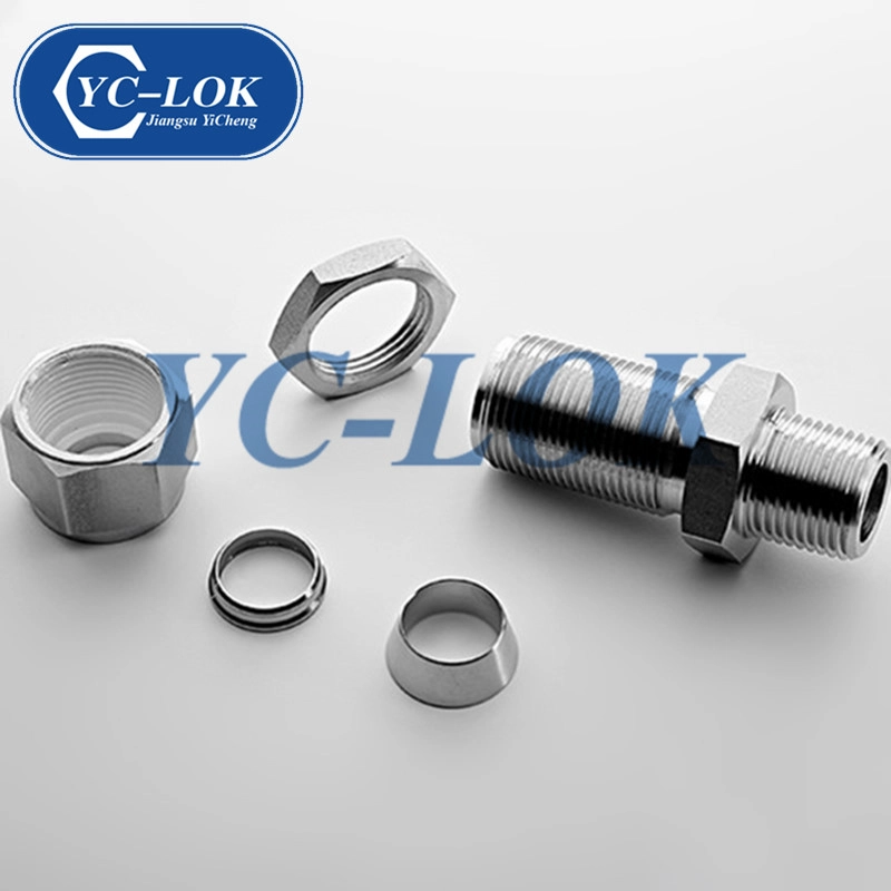 Raccord d'accouplement mâle de cloison 3/4 NPT