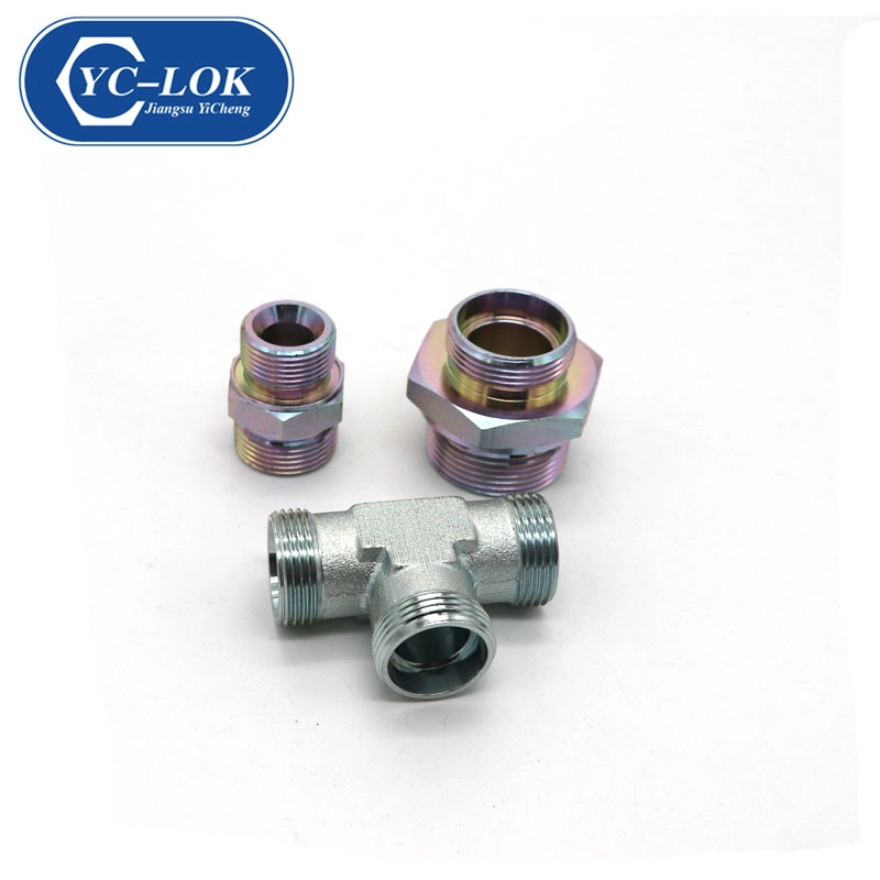 Raccords d'adaptateur hydraulique en acier au carbone pour l'hydraulique