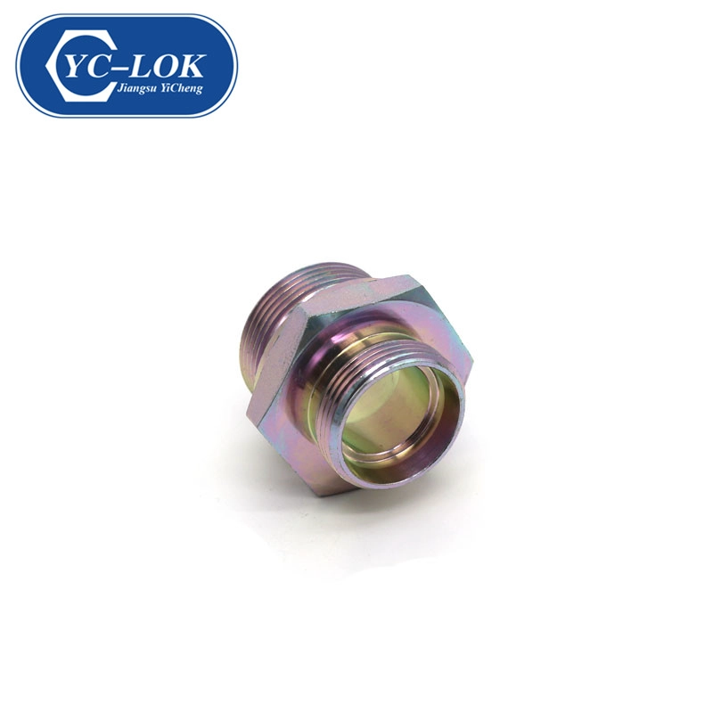 Raccords d'adaptateur hydraulique en acier au carbone pour l'hydraulique