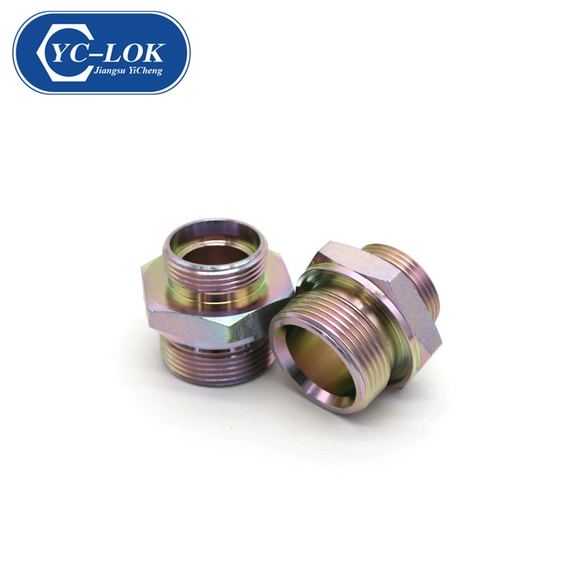 Raccords d'adaptateur hydraulique en acier au carbone pour l'hydraulique