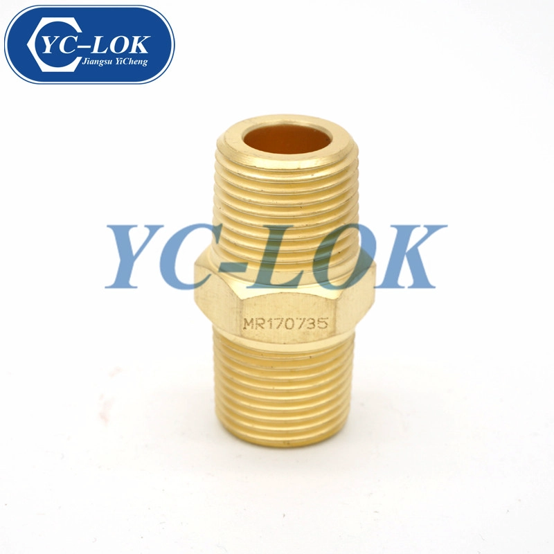 Chinese factory brass NPT male tube adapter compression fittings