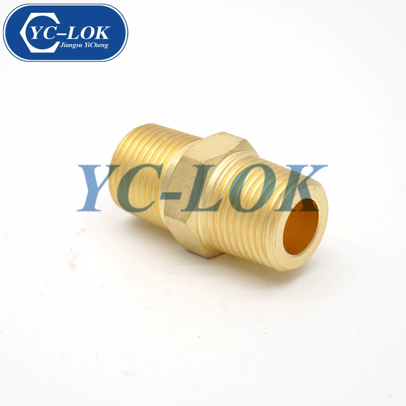 Chinese factory brass NPT male tube adapter compression fittings