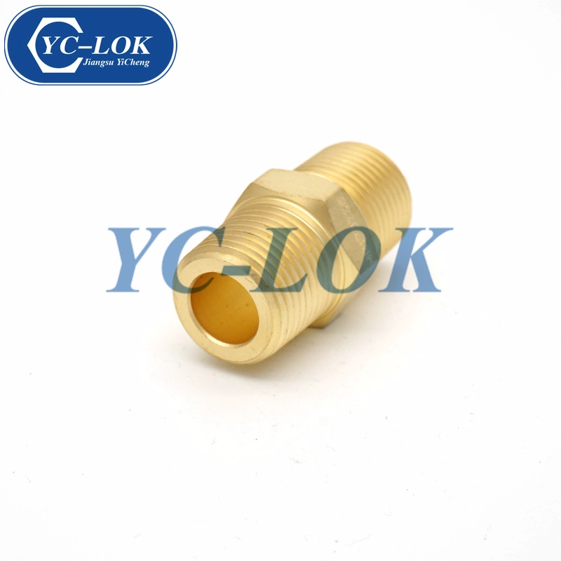 Chinese factory brass NPT male tube adapter compression fittings