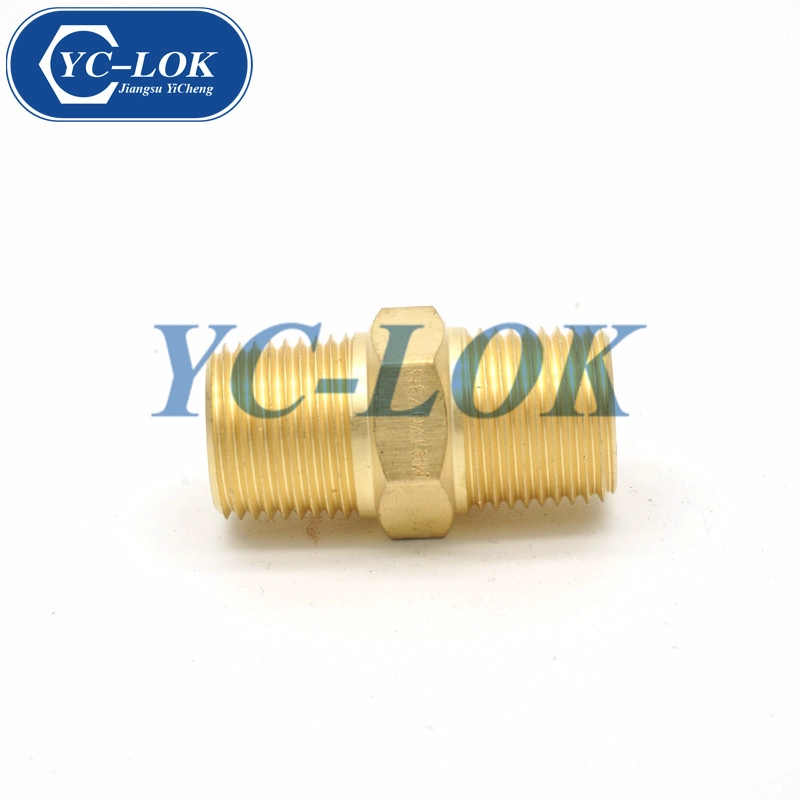 Chinese factory brass NPT male tube adapter compression fittings