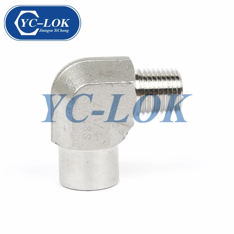 Haute Qualité Bon Prix 3000PSI 90 Degrés Mâle Forgé Coude Tube Adaptateur
