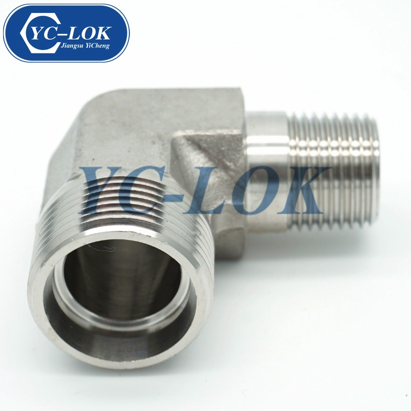 Maquinaria para fabricar accesorios macho NPT de 90 °