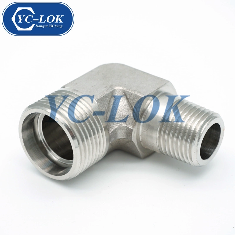 Maquinaria para fabricar accesorios macho NPT de 90 °