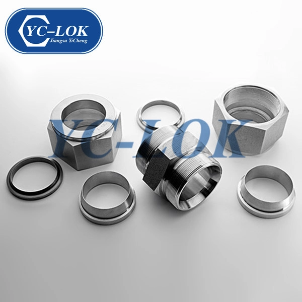 OD 3 /8 Chinese Manufacturer SS 316 Twin Ferrule Tube Compression Union Fittings