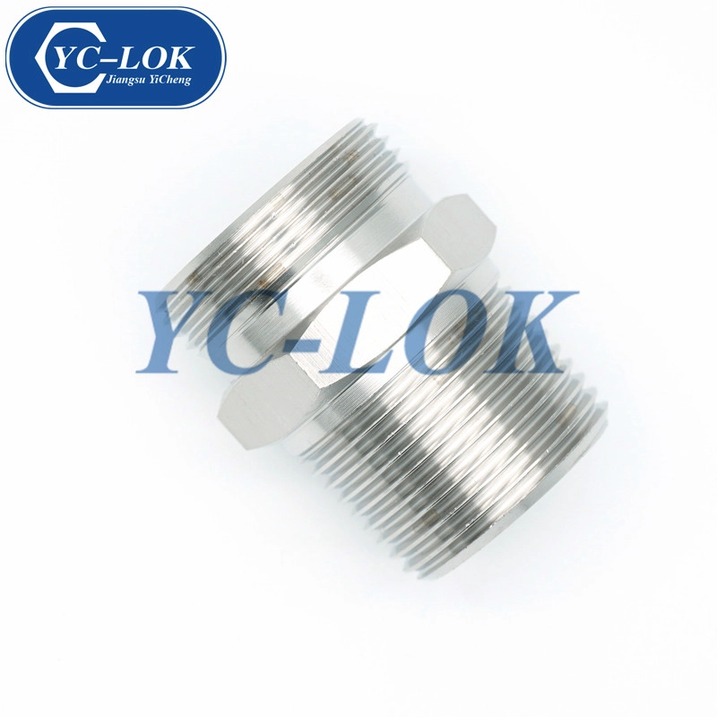 Inox 304 droite hexagonale BSPT raccords filetés