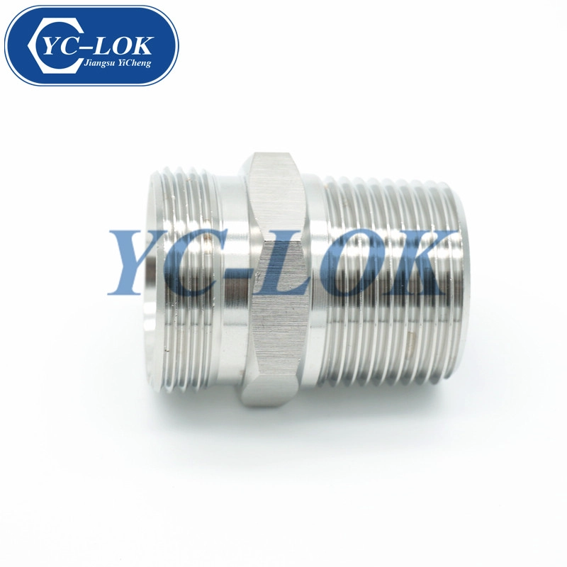 Inox 304 droite hexagonale BSPT raccords filetés