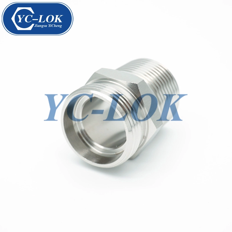 Inox 304 droite hexagonale BSPT raccords filetés