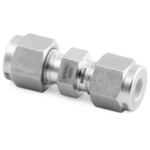 China Swagelok code SS-810-6 straight  cutting ring tube fittings manufacturer