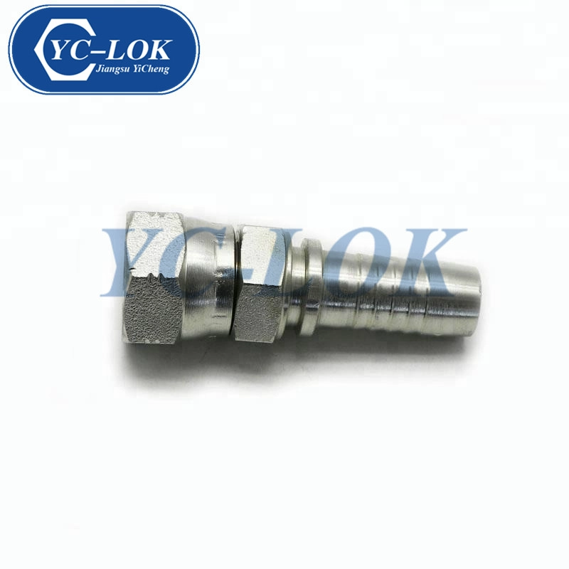 YC-LOK الحلمة الهيدروليكية JIC أنثى مزدوجة عرافة خرطوم التجهيزات