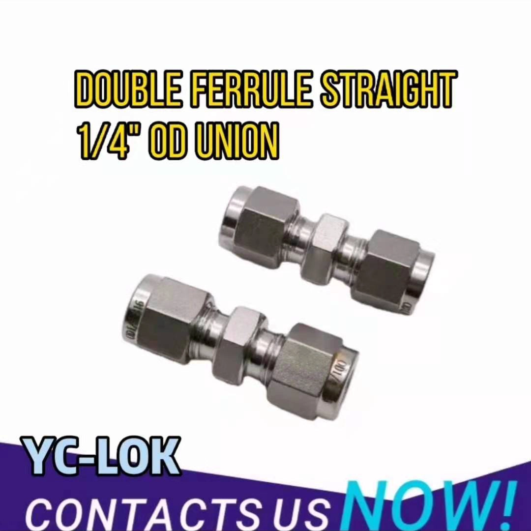 Doppia Ferrule Straigt 1/4 od Union