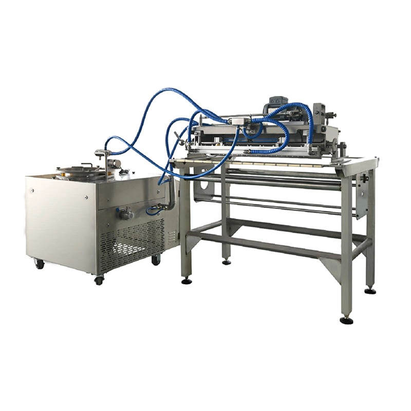 الصين 400 series decorating machine for production chocolate or biscuit or cake or others chocolate making machine الصانع
