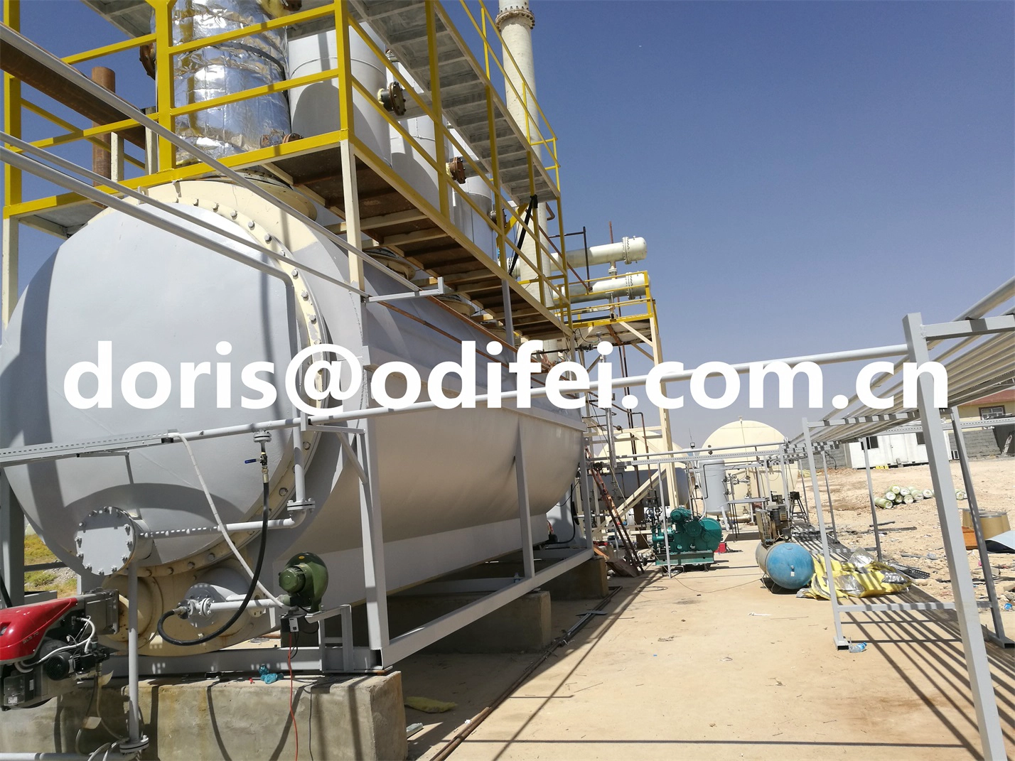 معدات تقطير النفط الخام 50 طن