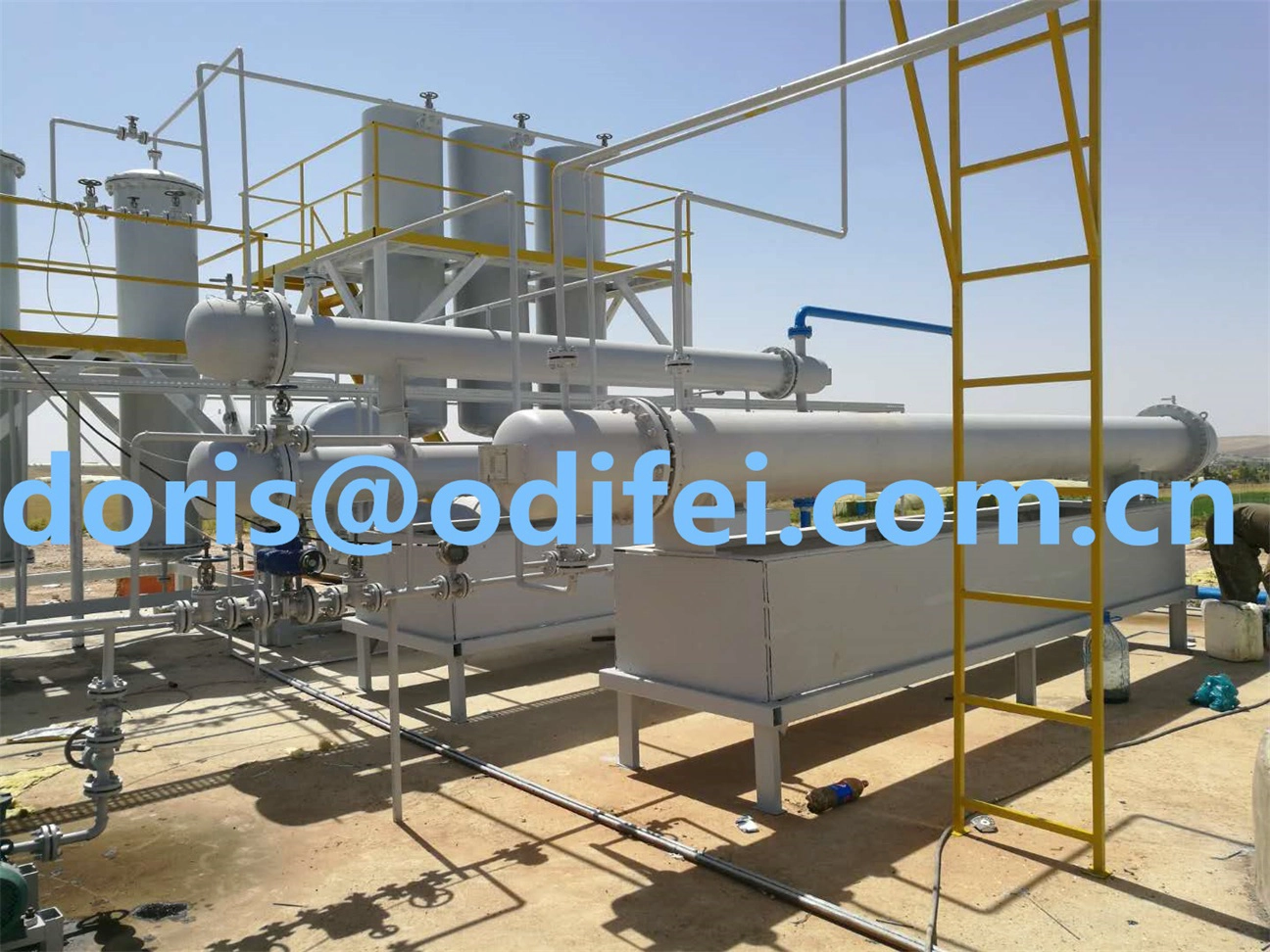 معدات تقطير النفط الخام 50 طن