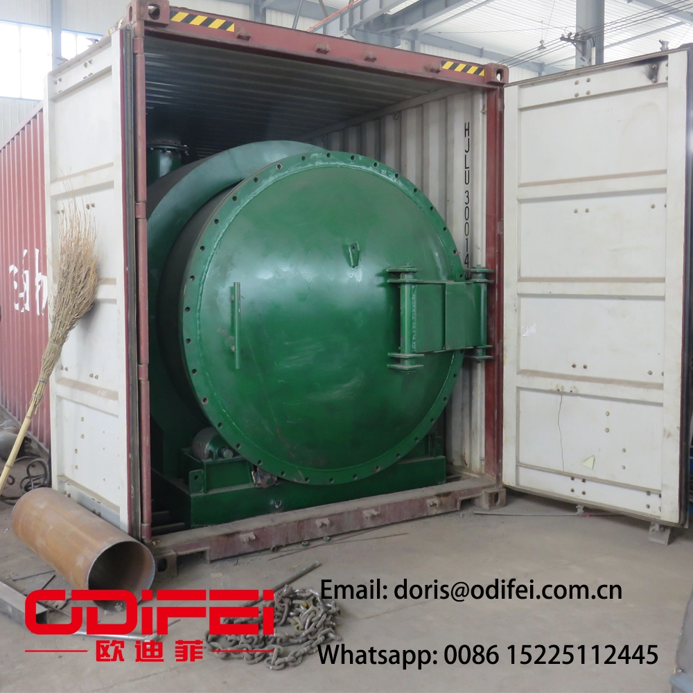 Batch Type Waste Tyre/Plastic to Fuel Oil Pyrolysis Plant