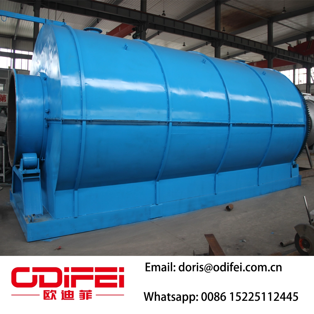 Batch type used tyre recycling plant to fuel oil for wholesales