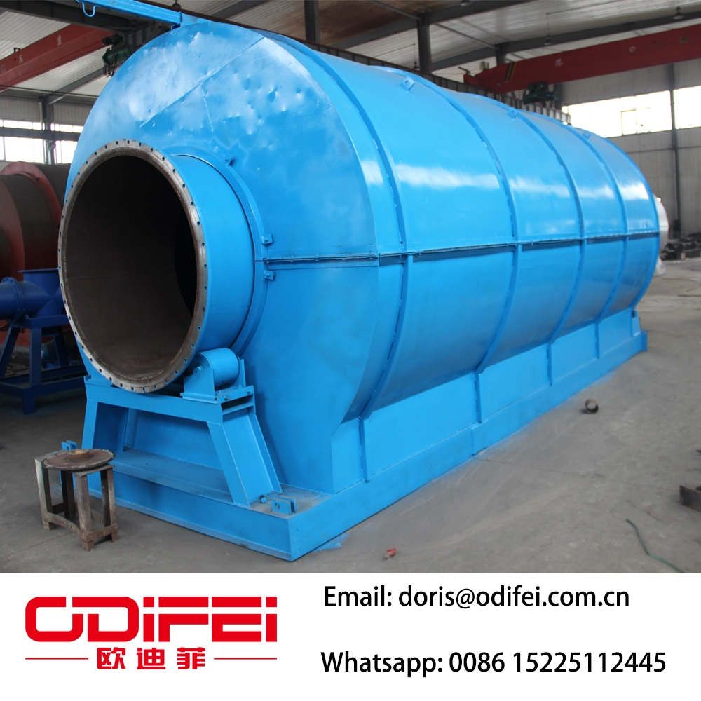 Batch type used tyre recycling plant to fuel oil for wholesales