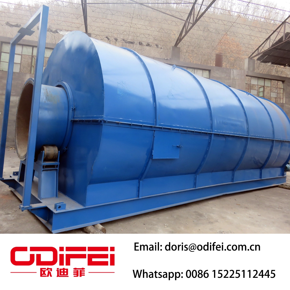 Batch type used tyre recycling plant to fuel oil for wholesales