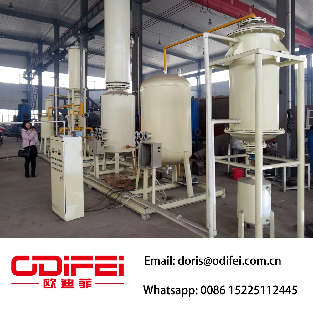 Alta efficienza usato olio motore di raffinazione macchina