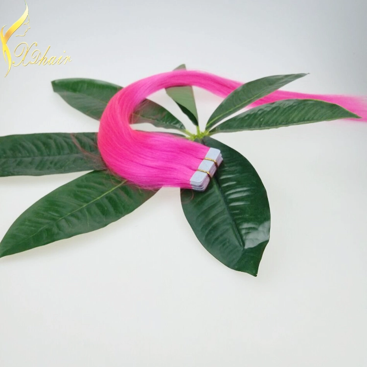 2016 New Beautiful Colorful Hair Extension For Hair Extension Tape