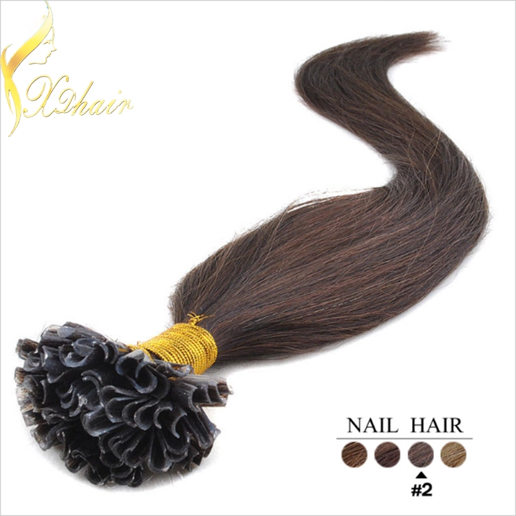 China Aliexpress Human Brazilian For Braiding Remy Nail Tip Hair manufacturer