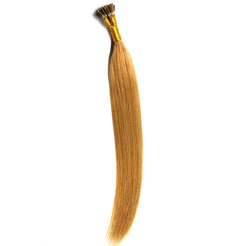 Brown color cuticle hair extension stick tip hair I tip