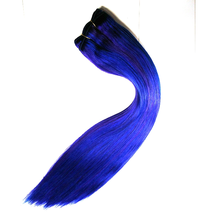 Mix color hair weft  highlight purple color blue weaving 150g per pack bulk order price