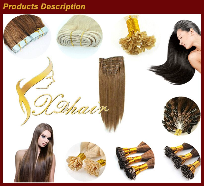 Natural color top quality100% Brazilian vigin remy hair I-tip hair extension for black women