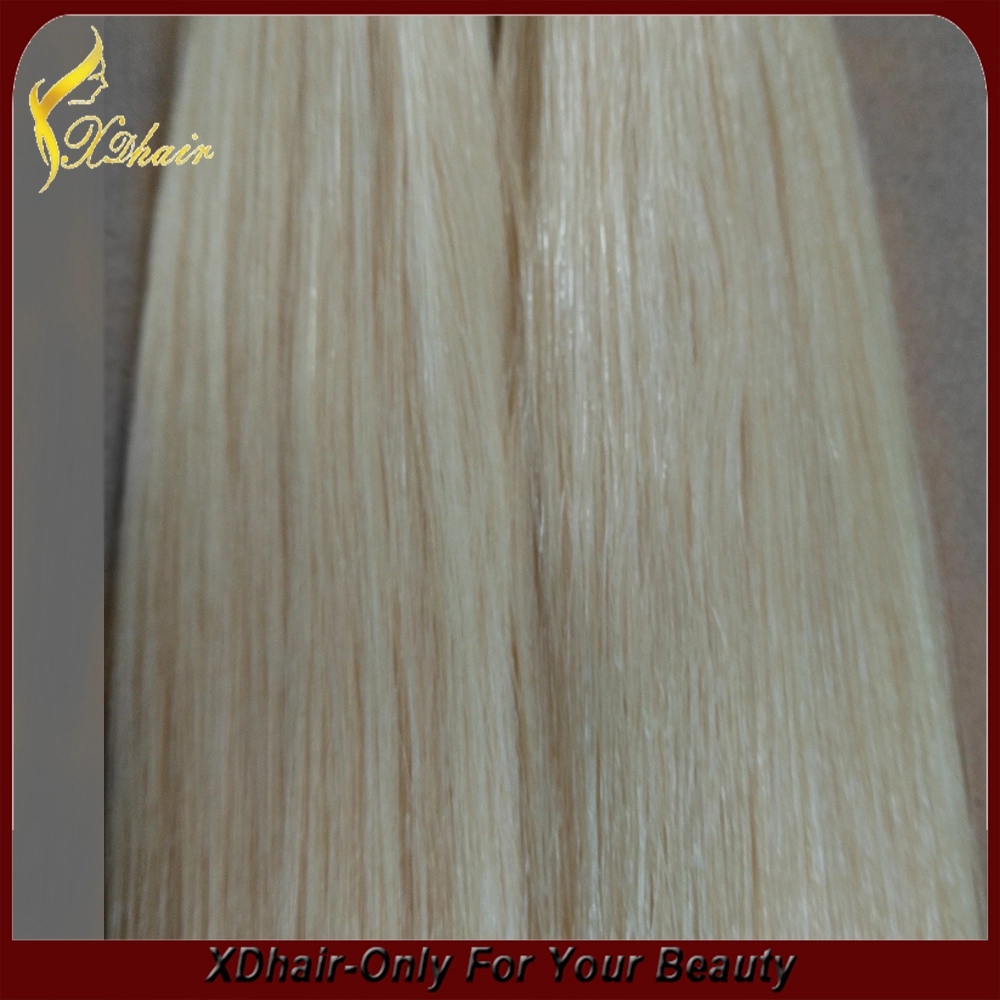 Estensione dei capelli umani Pre legato colore biondo 613 1 grammo / strand I Suggerimento capelli capelli remy vergini brasiliani