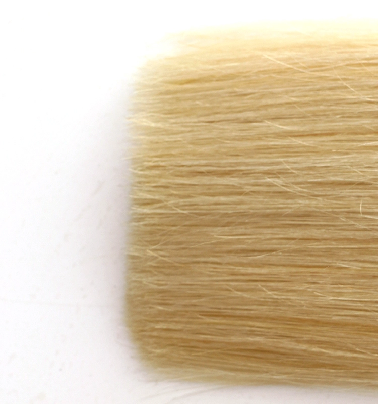 cheap lightest blonde color #60 cut from one donor 100% virgin brazilian indian remy human hair nano link ring hair extension