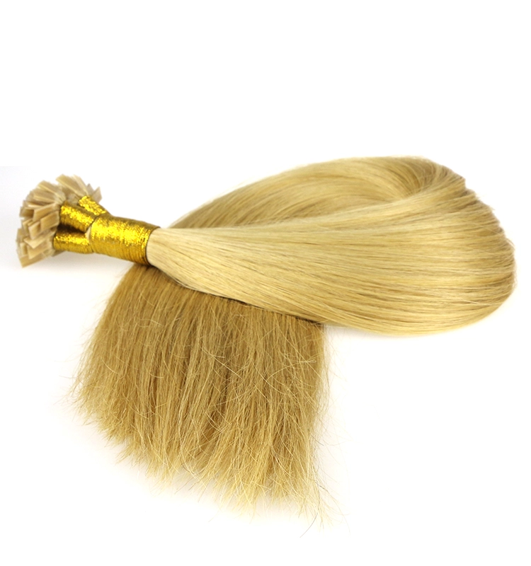 dark brown #4 color very cheap hair extensions 100% virgin brazilian indian remy human hair seamless flat tip hair extension