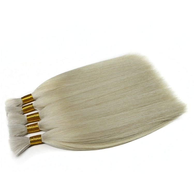wholesale price 20" silky straight china vendor paypal accept silver gray color bulk hair