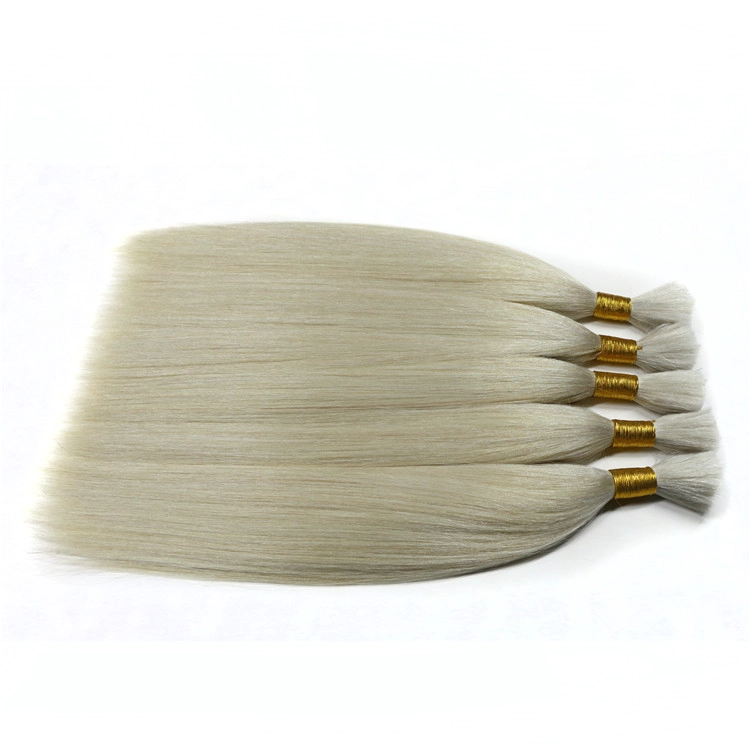 wholesale price 20" silky straight china vendor paypal accept silver gray color bulk hair