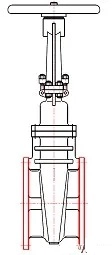Flat face flange gate valve.jpg