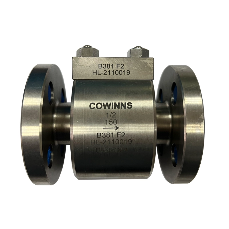 China 1/2'' ASTM A381 F2 150LB FF Flange piston check valve manufacturer