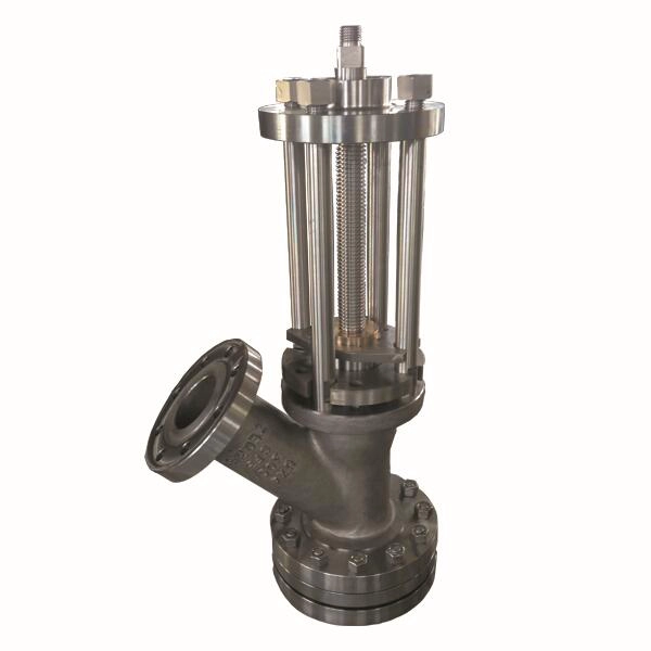 6''*4'' ASTM A351 CF3 300LB RF handle wheel +bevel gear operated Y type tank bottom valve