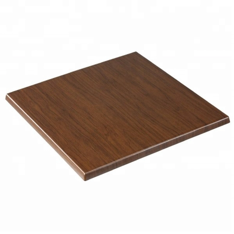 Tablero aglomerado de 24 * 30 '' + restaurante incombustible que cena la mesa de madera sólida