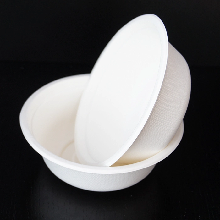 Fabricante de microondas de tazón de sopa de bagazo de caña de azúcar desechable degradable de 500 ml de 18 oz
