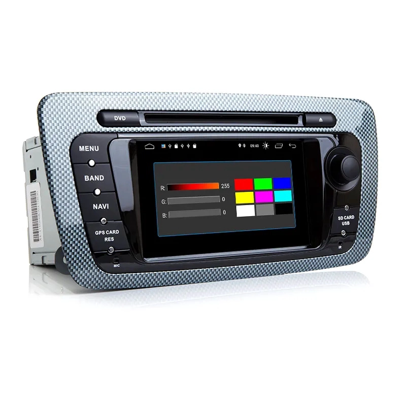 1 DIN Android 12 CAR DVD Radio for SEAT IBIZA 6J 2009 2012 2012 2013 GPS NAVIGITAN 2 DIN屏幕无线电音频多媒体播放器