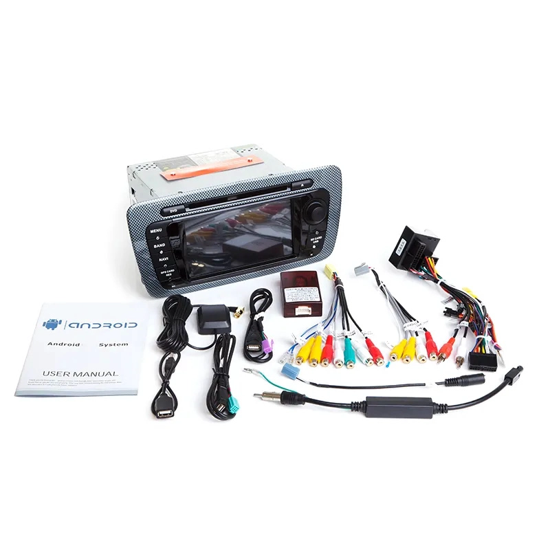 1 DIN Android 12 CAR DVD Radio for SEAT IBIZA 6J 2009 2012 2012 2013 GPS NAVIGITAN 2 DIN屏幕无线电音频多媒体播放器